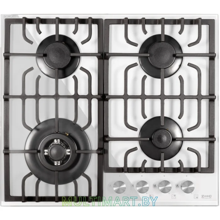 Газовая варочная панель ZorG Technology H6003P05IS (белый)